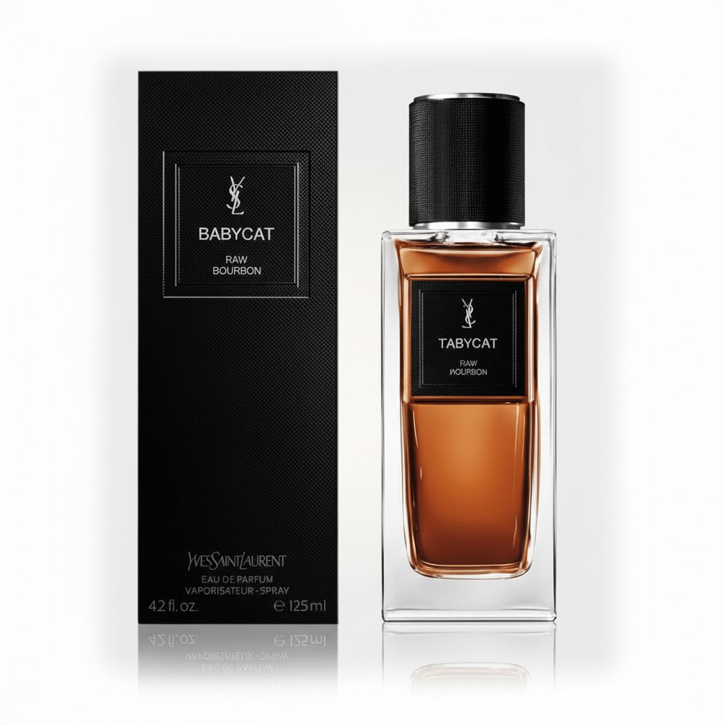 YSL Babycat Raw Bourbon