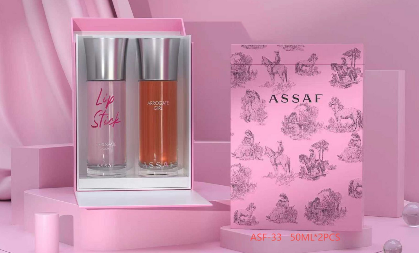 Assaf Gift Set – Arrogate Girl + Lip Stick