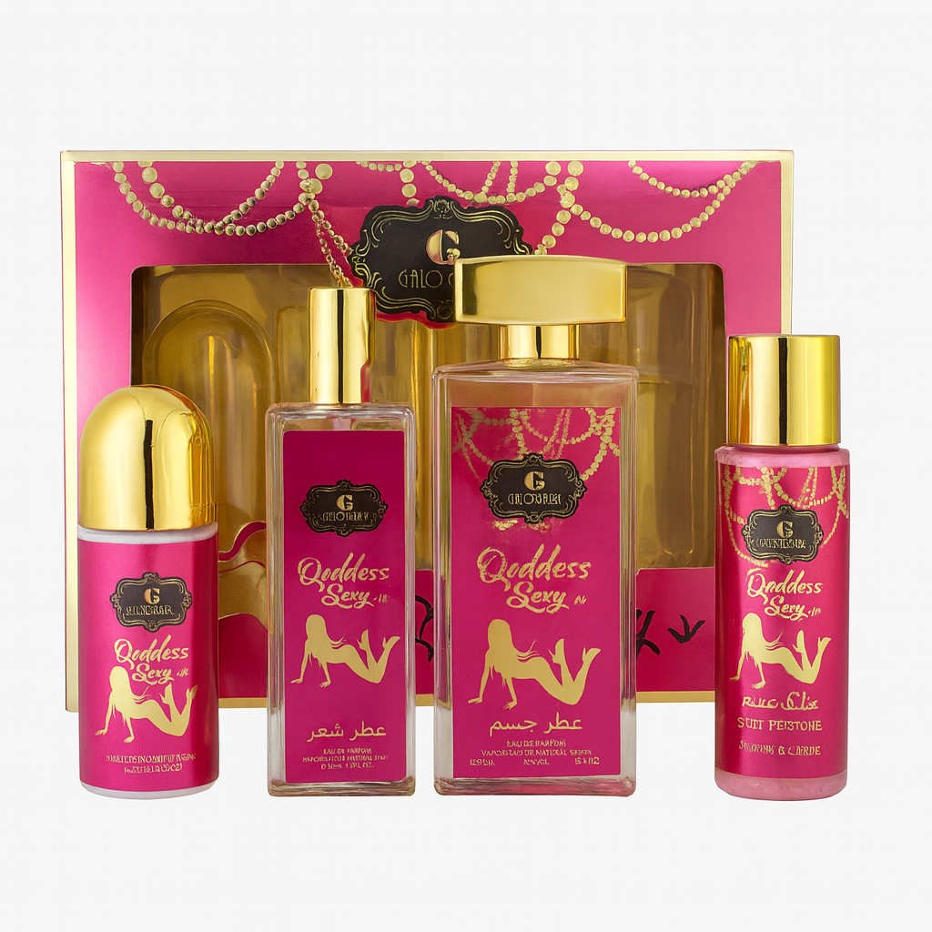 Goddess Sexy Gift Set - علبة هدية فاخرة نسائية (4 قطع)